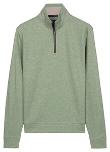 Baileys Sweat Half Zip Subtle Faux-Uni Trui Misty Green