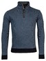 Baileys Sweat Halfzip 2-Tone Allover Jacquard Pullover Raf Blue