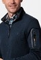 Baileys Sweat Halfzip Doubleface Interlock Sleeve Pocket Pullover Navy
