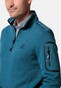Baileys Sweat Halfzip Doubleface Interlock Sleeve Pocket Pullover Raf Blue