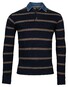 Baileys Sweatshirt Denim Jacquard Pique Yarn Dyed Stripe Pullover New Khaki