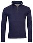 Baileys Sweatshirt Half Zip Allover Slub Waffle Pullover Dark Blue