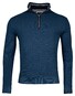 Baileys Sweatshirt Half Zip Allover Slub Waffle Pullover Deep Denim Blue