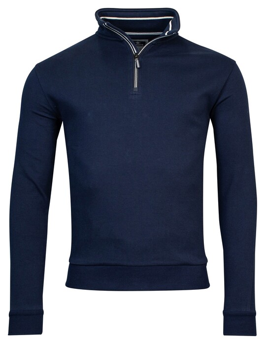 Baileys Sweatshirt Half Zip Pullover Navy