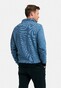 Baileys Sweatshirt Half Zip Yarn Dyed Jacquard Doubleface Interlock Pullover Deep Denim Blue