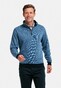 Baileys Sweatshirt Half Zip Yarn Dyed Jacquard Doubleface Interlock Pullover Deep Denim Blue