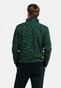 Baileys Sweatshirt Half Zip Yarn Dyed Jacquard Doubleface Interlock Pullover Grass Green