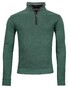Baileys Sweatshirt Zip 2Tone Structure Jacquard Interlock Pullover Green