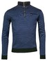 Baileys Sweatshirt Zip Doubleface Jacquard Interlock Pullover Navy