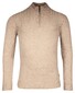 Baileys Top Cable Knit Half Zip Single Knit Pullover Beige