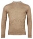 Baileys Turtle Neck Merino Wool Single Knit Pullover Dark Sand