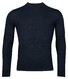 Baileys Turtle Neck Merino Wool Single Knit Trui Navy