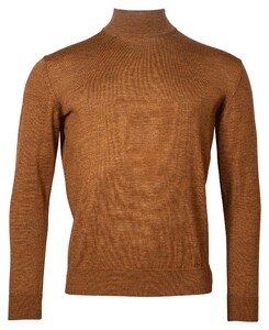 Baileys Turtle Neck Pullover Single Knit Light Brown