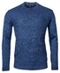 Baileys Turtle Pullover Front Panel Structure Trui Blauw