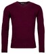 Baileys Two Ply Scottish Lambswool V-Neck Pullover Single Knit Aubergine