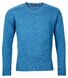 Baileys Two Ply Scottish Lambswool V-Neck Pullover Single Knit Denim Blue