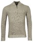 Baileys Two Tone Jacquard Knit Plated Pullover Khaki