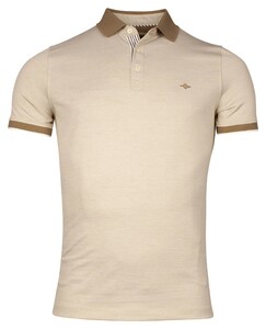 Baileys Two-Tone Oxford Piqué Polo Kitt