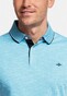 Baileys Two-Tone Slub Interlock Polo Bright Cobalt