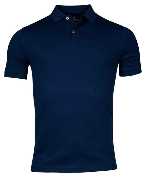 Baileys Uni 2-Tone Pique Poloshirt Dark Blue