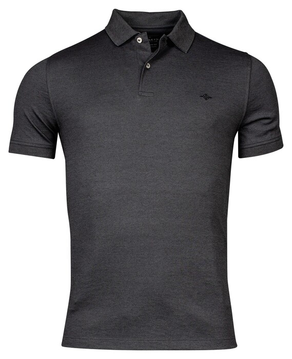 Baileys Uni 2-Tone Pique Poloshirt Grey