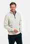 Baileys Uni Color Allover Waffle Texture Interlock Half Zip Sweatshirt Pullover Kitt