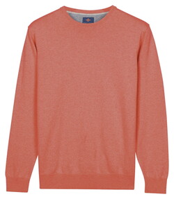 Baileys Uni Color Crew Neck Pima Cotton Pullover Apricot