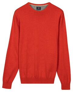 Baileys Uni Color Crew Neck Pima Cotton Pullover Terra