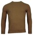 Baileys Uni Color Crew Neck Single Knit Pullover Brown