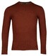 Baileys Uni Color Crew Neck Single Knit Pullover Deep Red