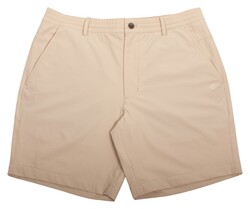 Baileys Uni Color Flat-Front Bermuda Beige