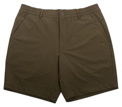 Baileys Uni Color Flat-Front Bermuda Olive Green