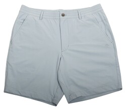 Baileys Uni Color Flat-Front Bermuda Pastel Blauw