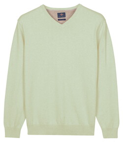 Baileys Uni Color V-Neck Pima Cotton Pullover Soft Green