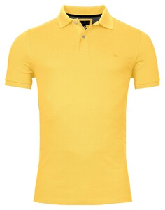 Baileys Uni Double Tuck Pique Cotton Elastane Poloshirt Lemon Drop
