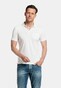 Baileys Uni Melange Two-Tone Piqué Polo Off White