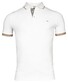 Baileys Uni Piqué Subtle Contrast Polo Off White