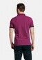 Baileys Uni Piqué Subtle Contrast Poloshirt Light Framboise