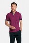 Baileys Uni Piqué Subtle Contrast Poloshirt Light Framboise