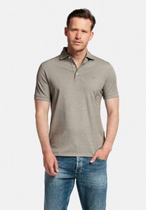 Baileys Uni Subtle Two-Tone Melange Piqué Polo Olive