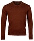 Baileys V-Hals Merinowol Uni Color Single Knit Trui Deep Red