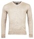 Baileys V-Hals Merinowol Uni Color Single Knit Trui Licht Beige