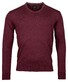 Baileys V-Hals Merinowol Uni Color Single Knit Trui Light Aubergine