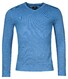 Baileys V-Neck Body And Sleeves Two-Tone Structure Jacquard Trui Bright Cobalt