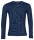 Baileys V-Neck Body And Sleeves Two-Tone Structure Jacquard Trui Dark Blue