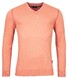 Baileys V-Neck Cotton Plated Pullover Coral Almond
