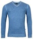 Baileys V-Neck Cotton Plated Pullover Insignia Blue