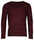 Baileys V-Neck Cotton Structure Knit Pullover Aubergine