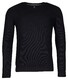 Baileys V-Neck Cotton Structure Knit Pullover Navy