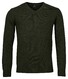 Baileys V-Neck Lambswool Uni Color Single Knit Pullover Dark Green